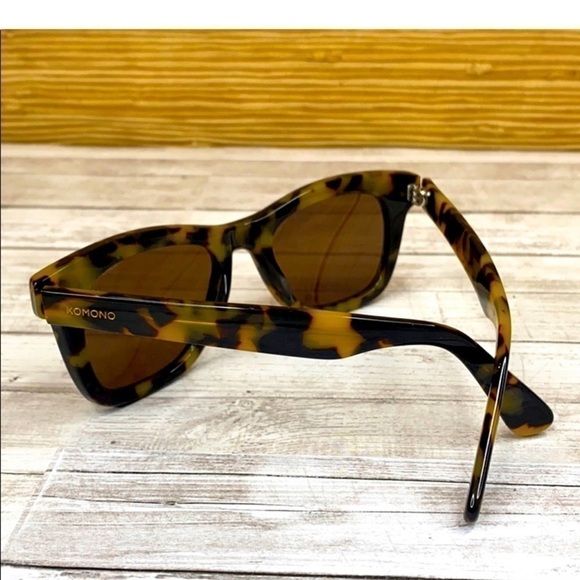 KOMONO sunglasses The Allen Tortoise Demi Brown Tan NEW main image 9